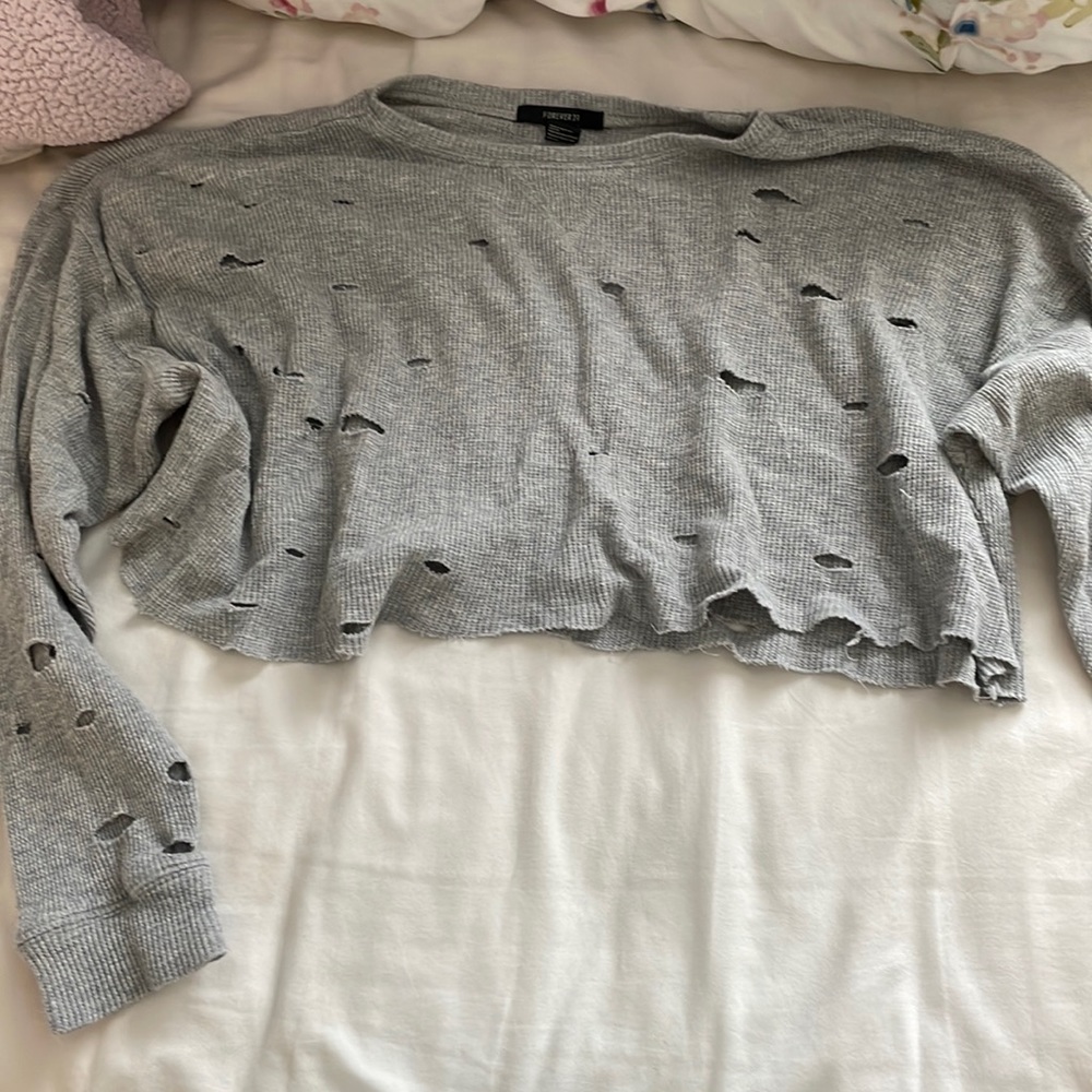 Forever 21 cropped sweater
